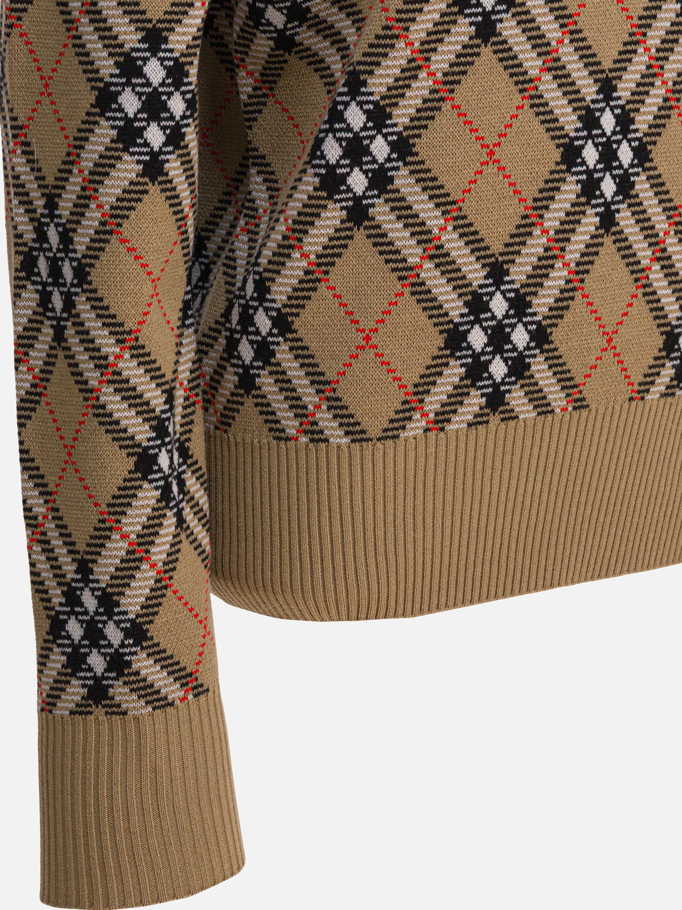 Maglioni girocollo Check  Beige - Burberry Donna | PDP | VIETTI Online Store | thumbnail_4
