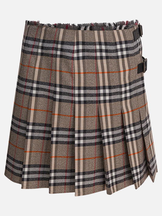 Minigonne Check  Beige - Burberry Donna | PDP | VIETTI Online Store 

