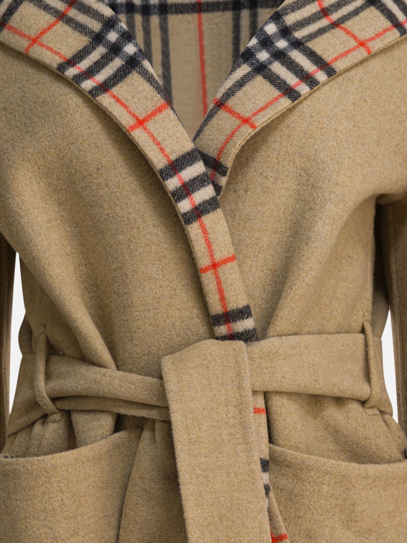 Cappotti lunghi Check  Beige - Burberry Donna | PDP | VIETTI Online Store | thumbnail_5