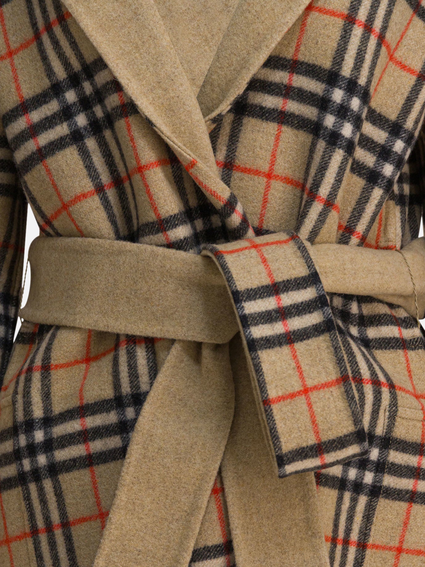 Cappotti lunghi Check  Beige - Burberry Donna | PDP | VIETTI Online Store | Zoom-Modal_6
