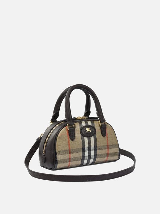 Mini bags 69% cotton 21% viscose 10% linen  Beige - Burberry Women | PDP | VIETTI Online Store | 2
