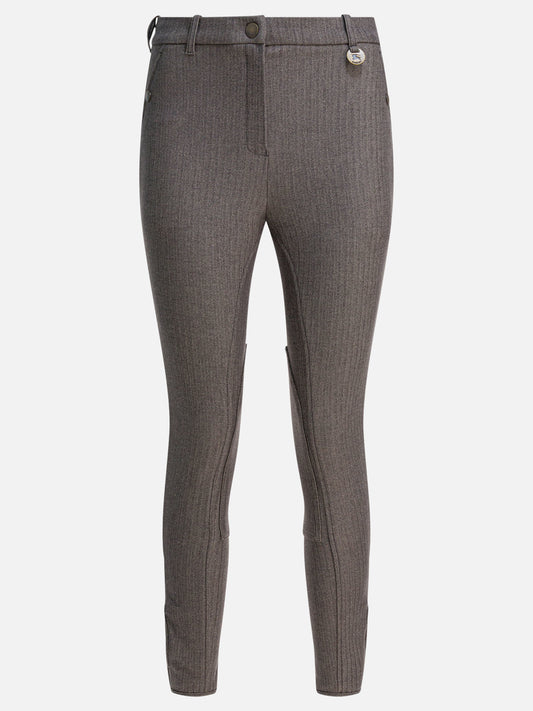 Pantaloni casual Herringbone  Marrone - Burberry Donna | VIETTI Online Store 

