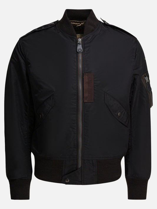 Bomber jackets Solid colour  Black - Buzz Rickson's Men | PDP | VIETTI Online Store 
