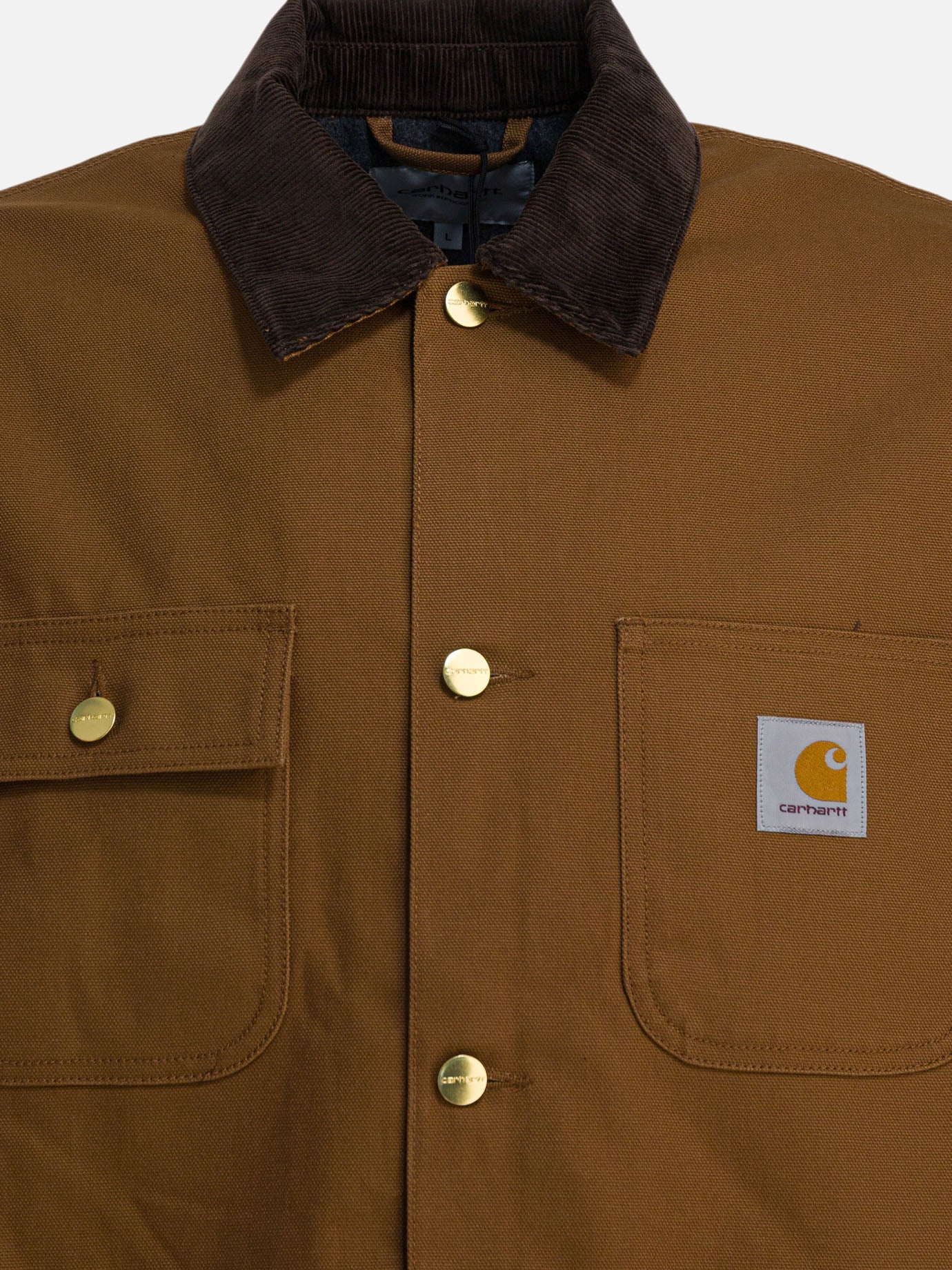 Quilted & Utility Jackets Logo  Brown - Carhartt WIP Men | PDP | VIETTI Online Store | thumbnail_3