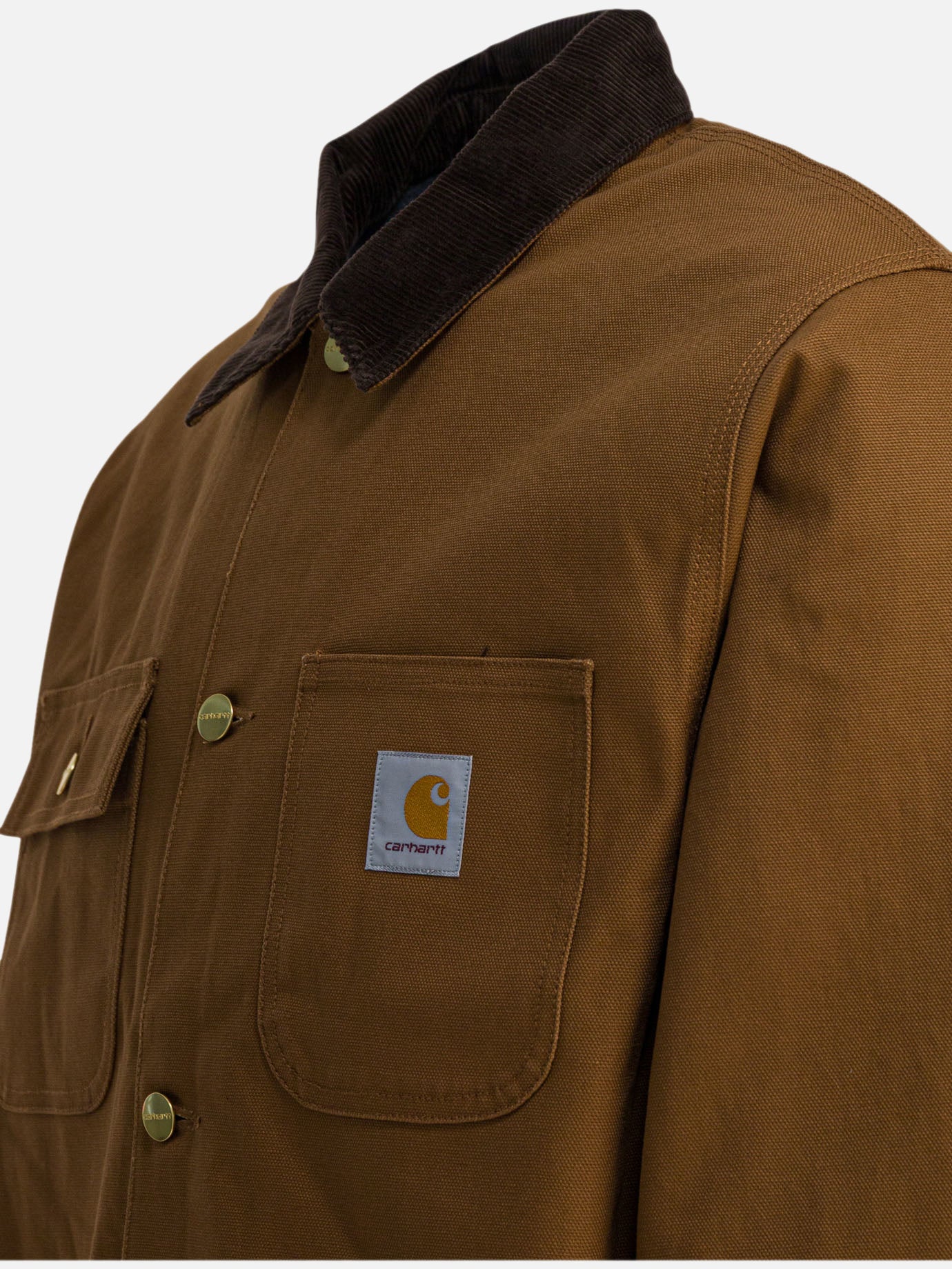 Quilted & Utility Jackets Logo  Brown - Carhartt WIP Men | PDP | VIETTI Online Store | Zoom-Modal_4
