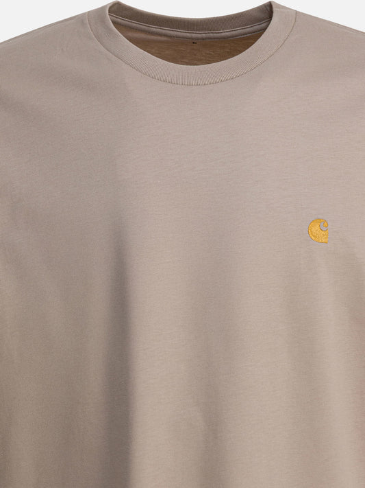 T-shirt girocollo Logo  Beige - Carhartt WIP Uomo | PLP | VIETTI Online Store | 2
