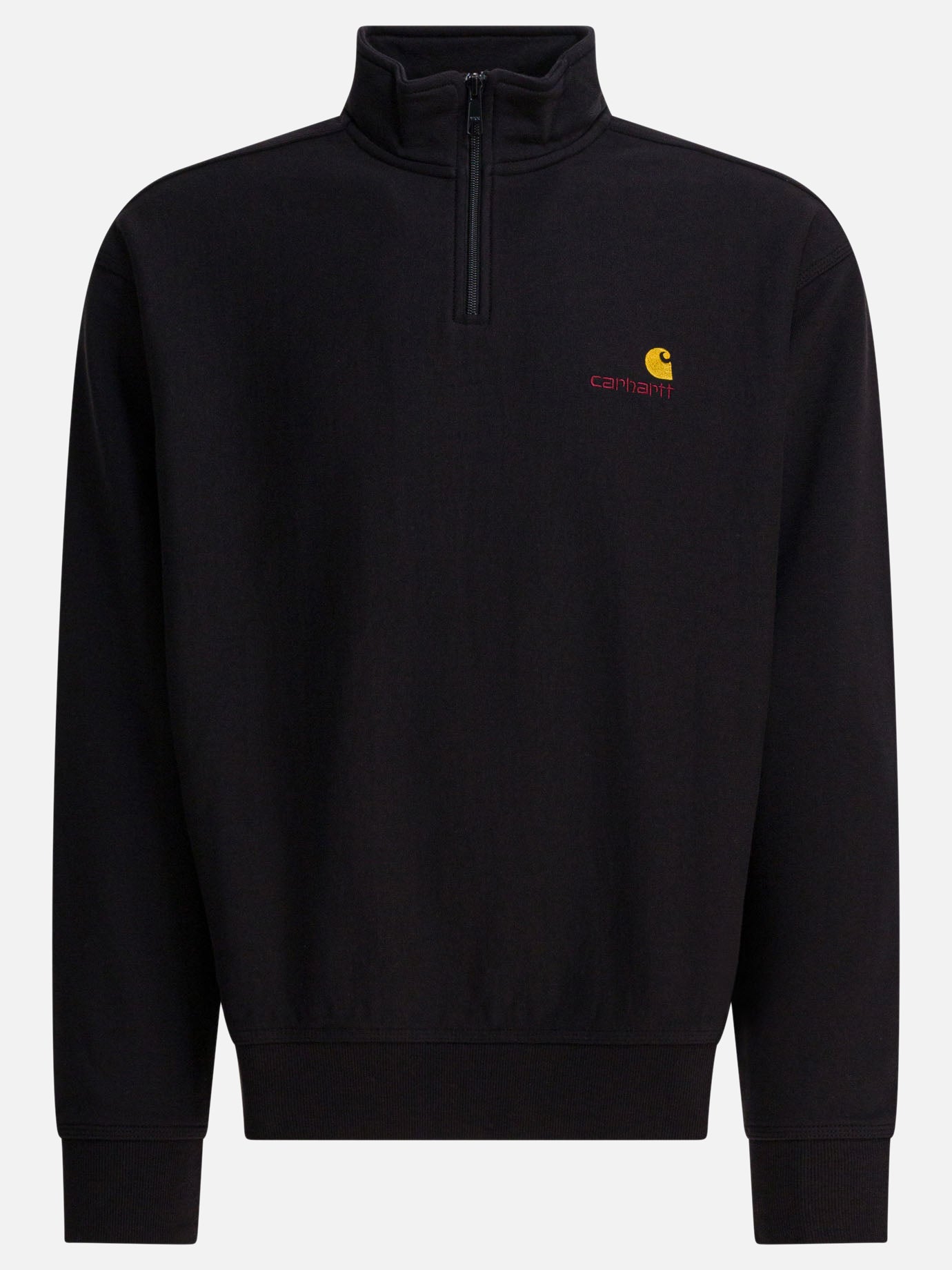 Half zip sweatshirts Logo  Black - Carhartt WIP Men | PDP | VIETTI Online Store | Zoom-Modal
