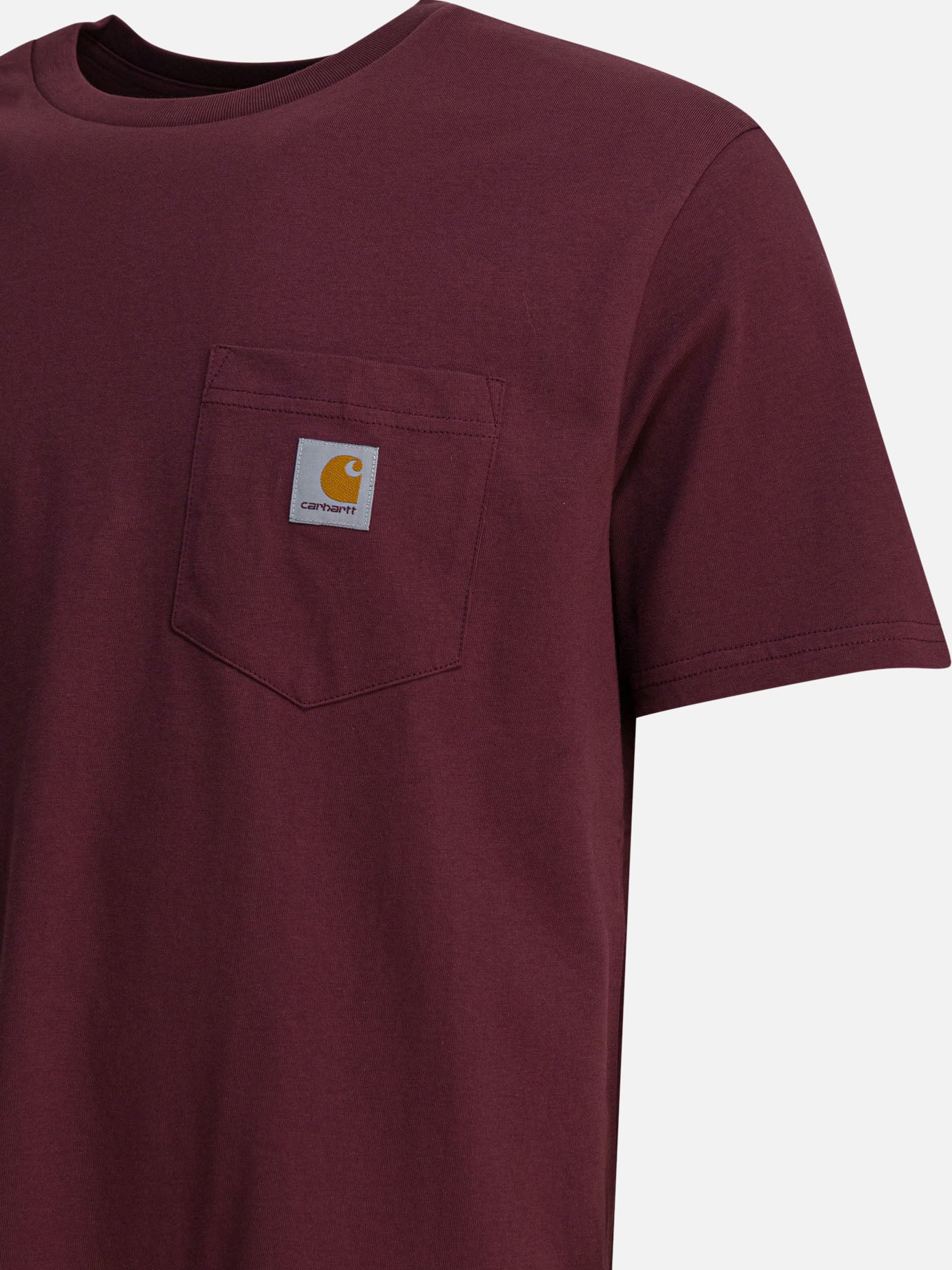 Crewneck t-shirts Logo  Bordeaux - Carhartt WIP Men | PDP | VIETTI Online Store | Zoom-Modal_4
