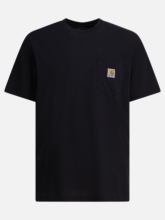 T-shirt girocollo Logo  Nero - Carhartt WIP Uomo | VIETTI Online Store 
