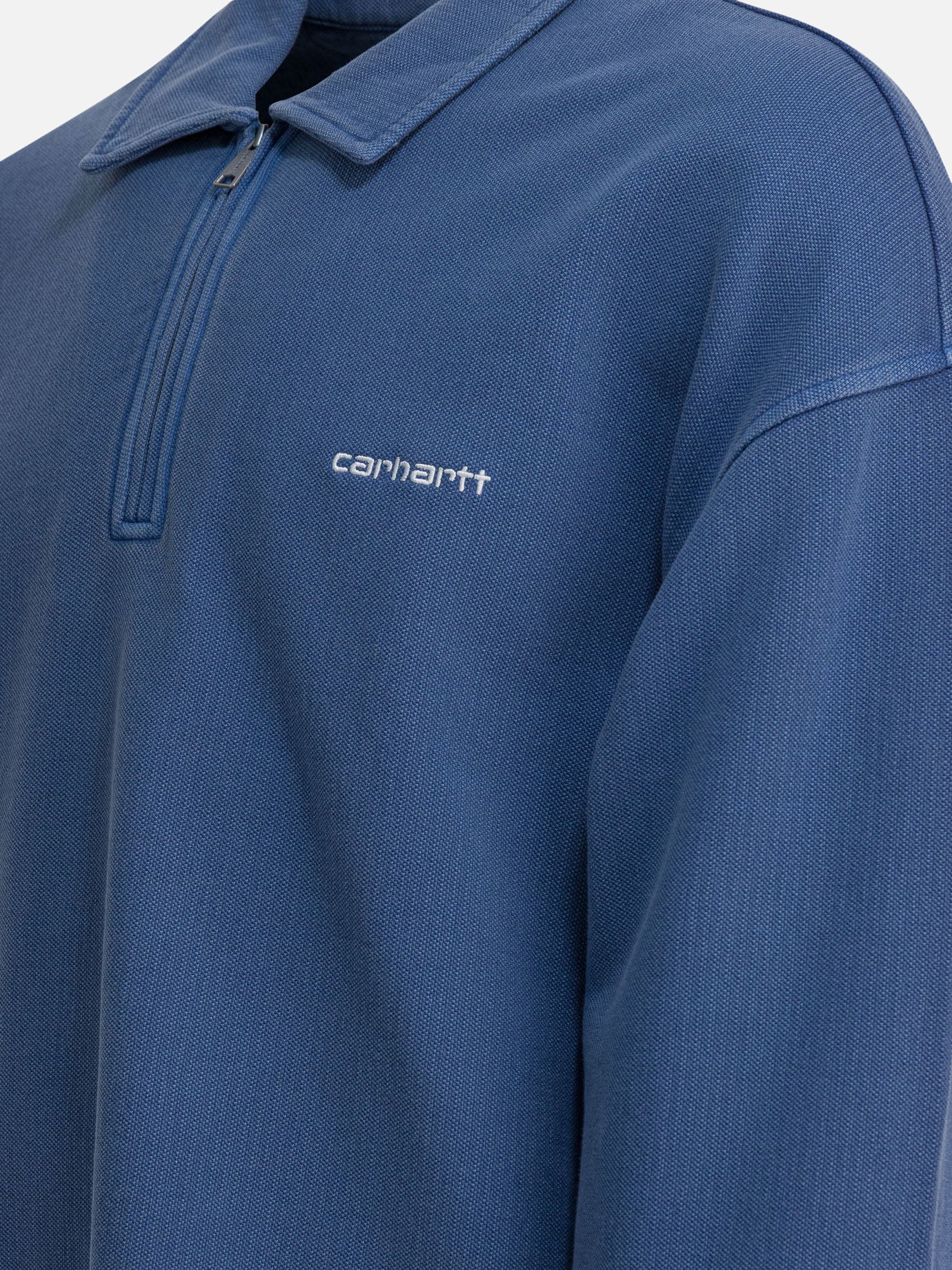 Felpe con mezza zip Logo  Blu - Carhartt WIP Uomo | PDP | VIETTI Online Store | Zoom-Modal_4
