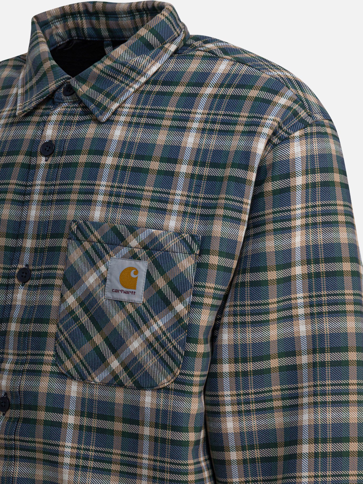 Giacche overshirt Check  Verde - Carhartt WIP Uomo | PDP | VIETTI Online Store | Zoom-Modal_4
