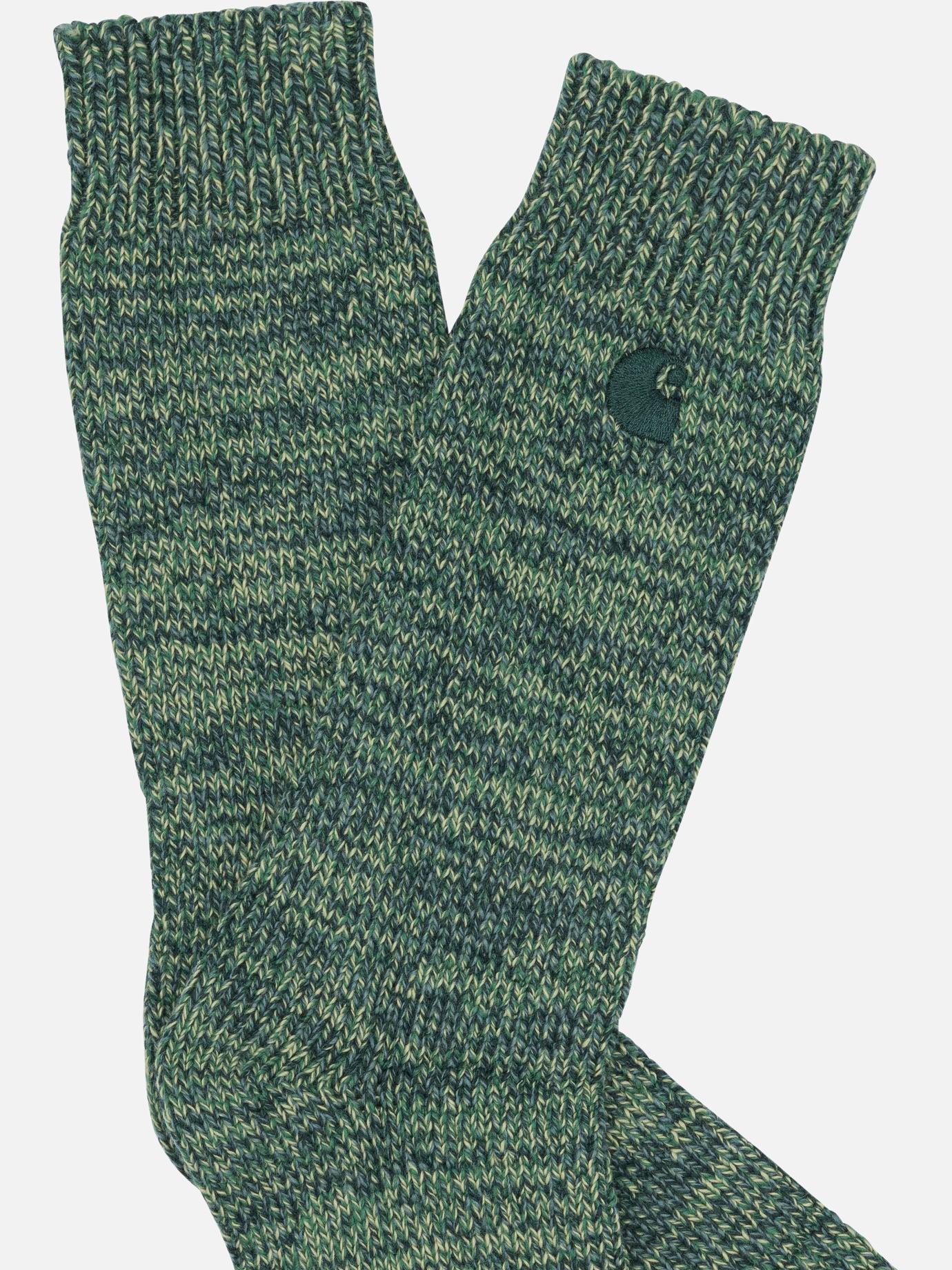Classic socks Logo  Green - Carhartt WIP Men | PDP | VIETTI Online Store | Zoom-Modal_2
