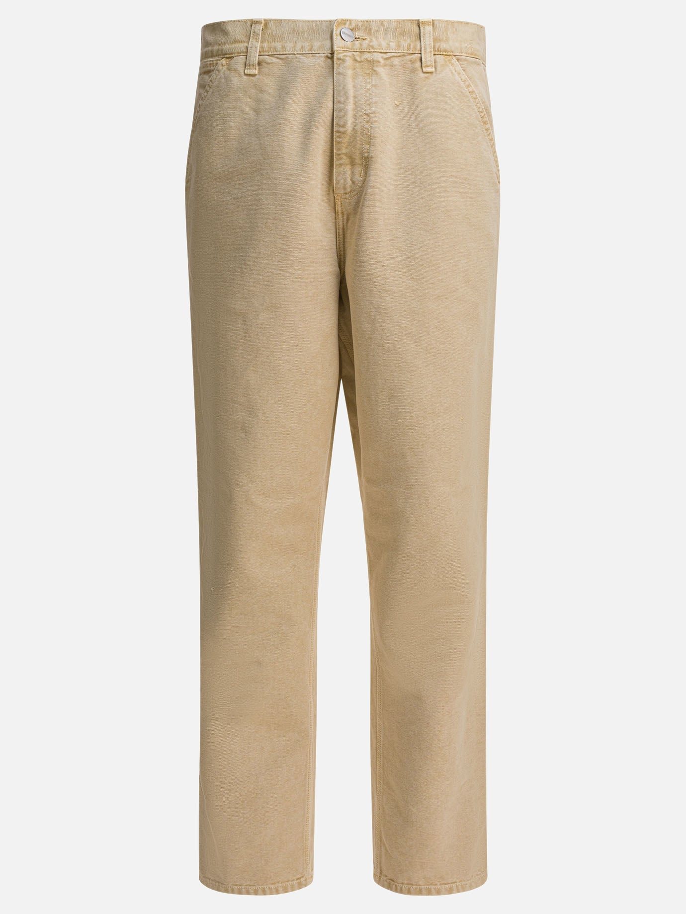 Work pants Solid colour  Beige - Carhartt WIP Men | PDP | VIETTI Online Store | thumbnail