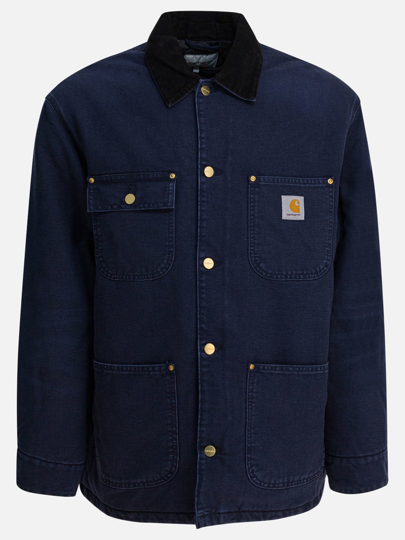 Short coats Solid colour  Blue - Carhartt WIP Men | PDP | VIETTI Online Store | Zoom-Modal
