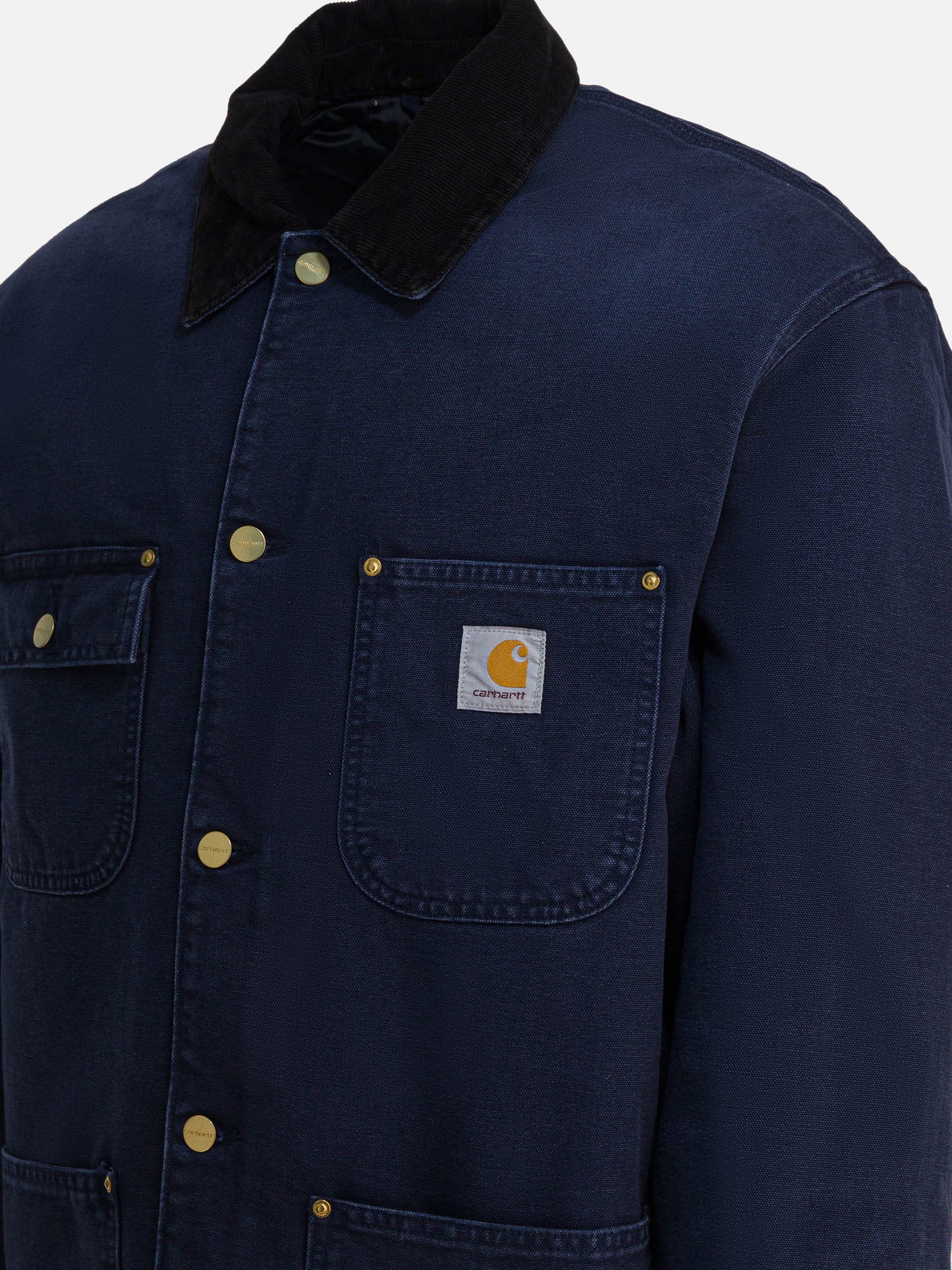 Short coats Solid colour  Blue - Carhartt WIP Men | PDP | VIETTI Online Store | thumbnail_4