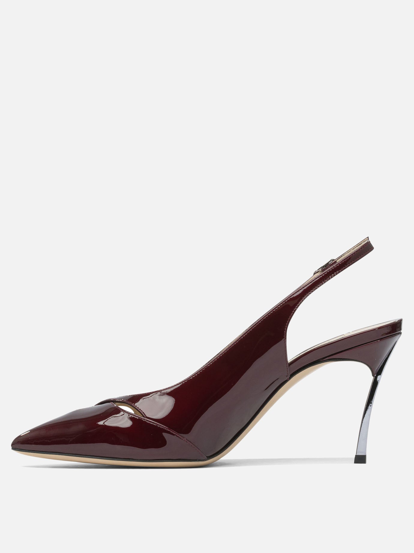 Slingback 100% leather - 100% leather  Bordeaux - Casadei Donna | PDP | VIETTI Online Store | Zoom-Modal_3
