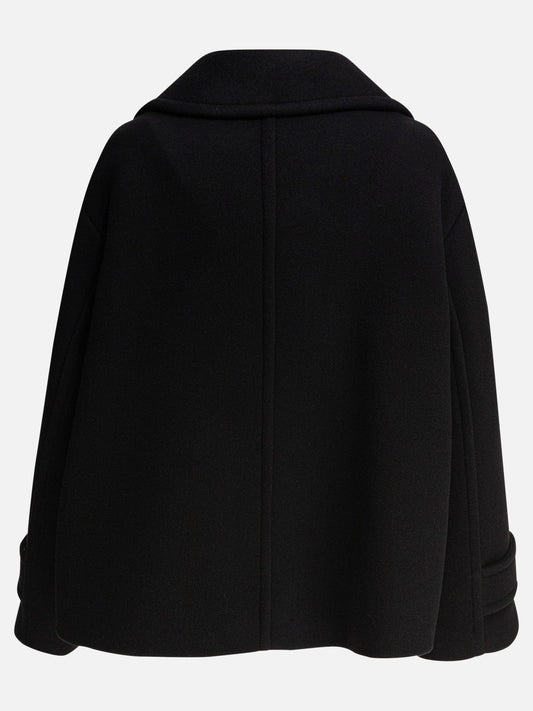 Chloé Cappotto corto in lana 11708354_36 Black 2