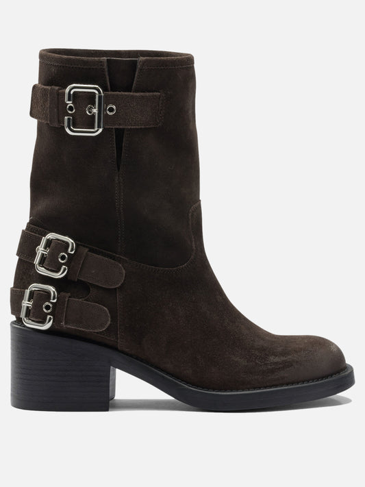 Stivaletti pull-on 100% leather - 100% leather  Marrone - Chloé Donna | PDP | VIETTI Online Store 
