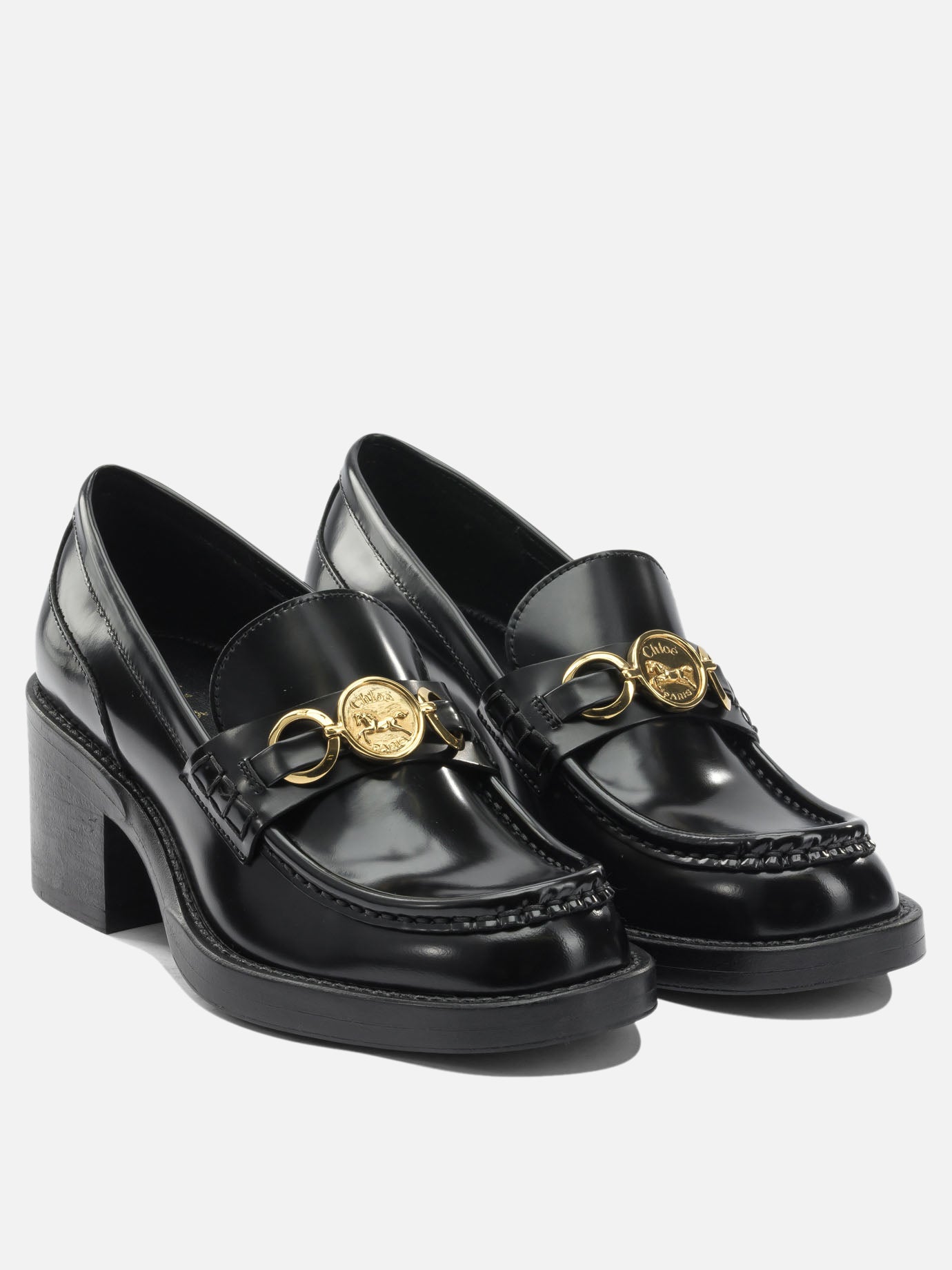 Mocassini 100% leather - 100% rubber  Nero - Chloé Donna | PDP | VIETTI Online Store | Zoom-Modal_2
