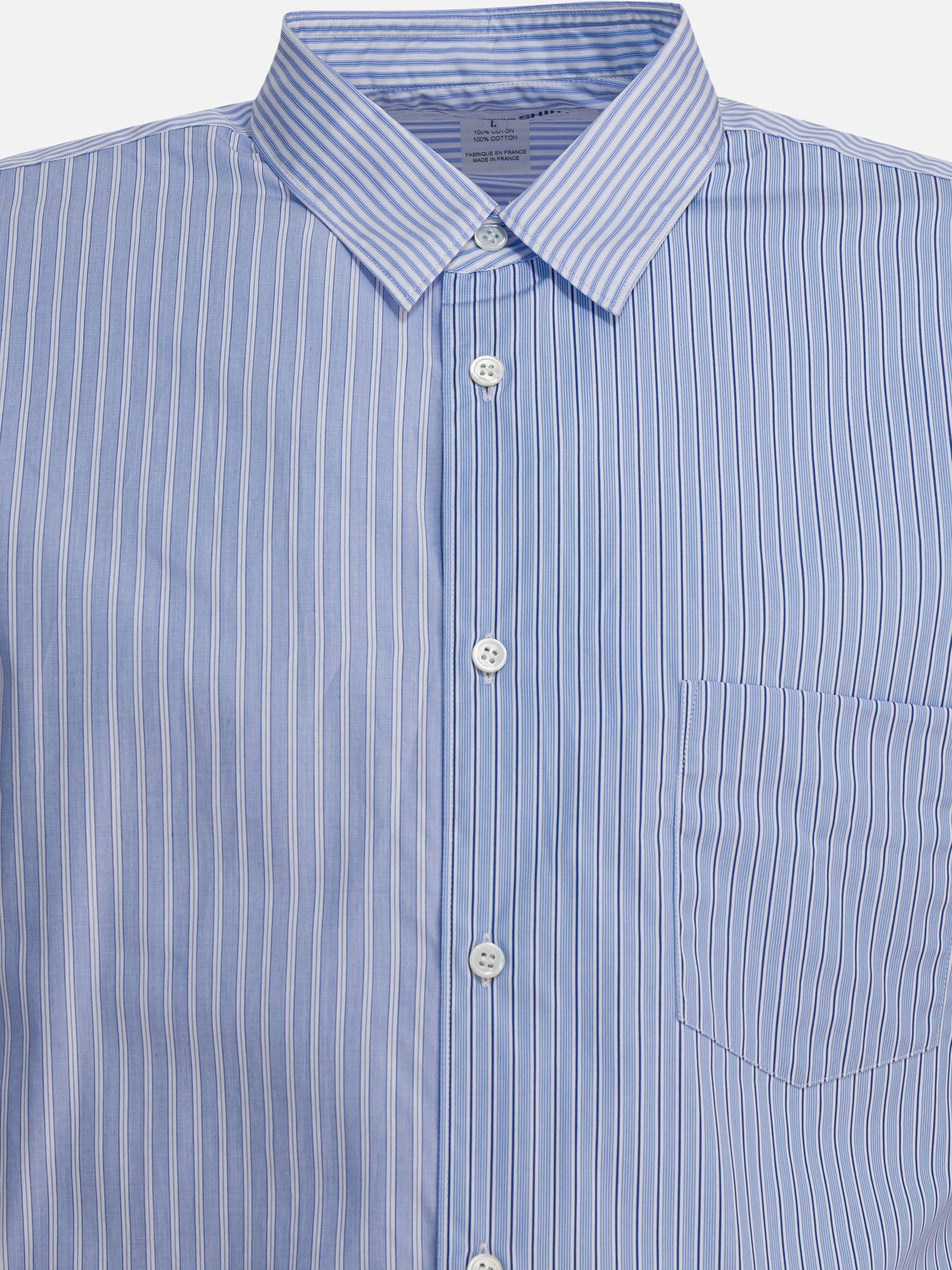 Camicie casual Striped  Azzurro - Comme Des Garçons Forever Uomo | PDP | VIETTI Online Store | thumbnail_3