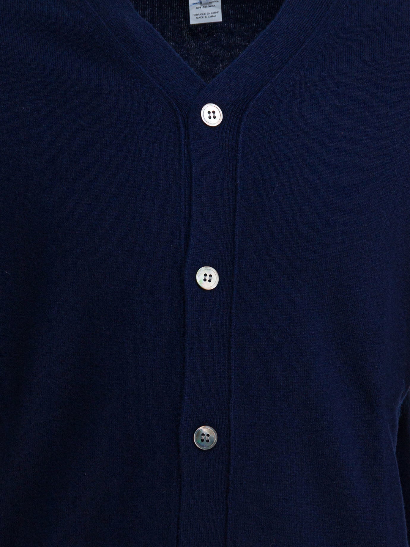 Cardigan Solid colour  Blu - Comme Des Garçons Forever Uomo | PDP | VIETTI Online Store | thumbnail_3