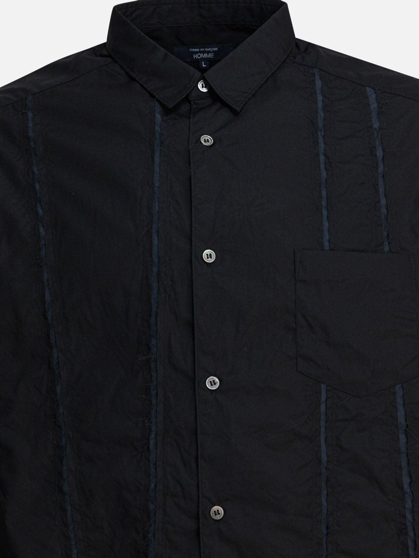 Casual shirts Embroidered  Black - Comme Des Garçons Homme Men | PDP | VIETTI Online Store | Zoom-Modal_3
