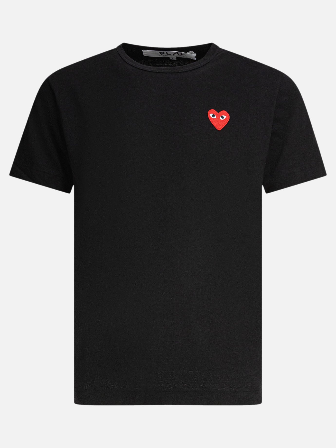 Crewneck t-shirts Logo  Black - Comme Des Garçons Play Men | PDP | VIETTI Online Store | Zoom-Modal
