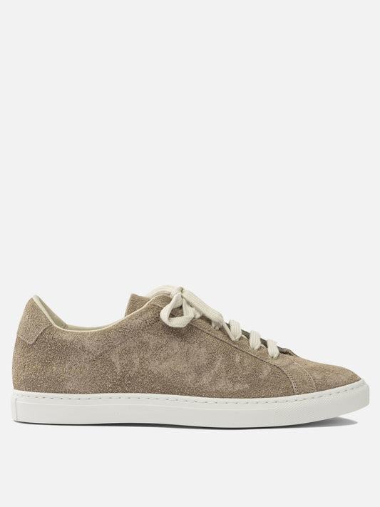 Low top sneakers 100% suede - 100% rubber  Grey - Common Projects Men | PDP | VIETTI Online Store 

