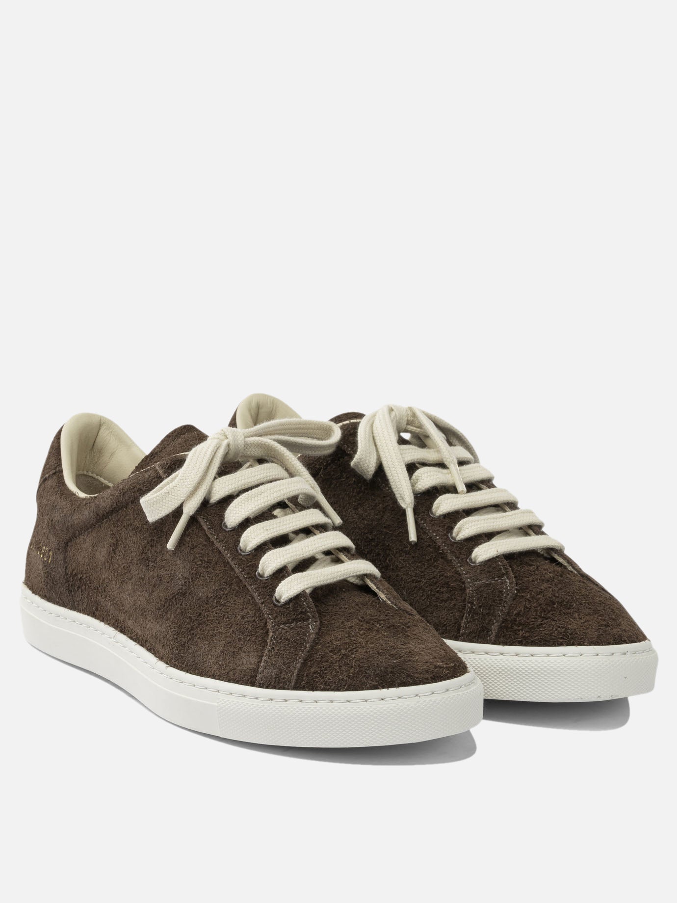 Low top sneakers 100% suede - 100% rubber  Brown - Common Projects Men | PDP | VIETTI Online Store | thumbnail_2