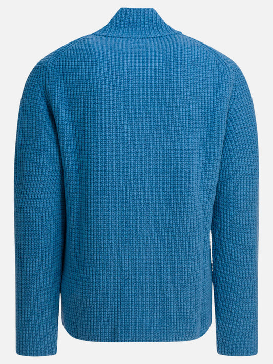 Maglioni con zip Logo  Blu - C.P. Company Uomo | PDP | VIETTI Online Store | 2
