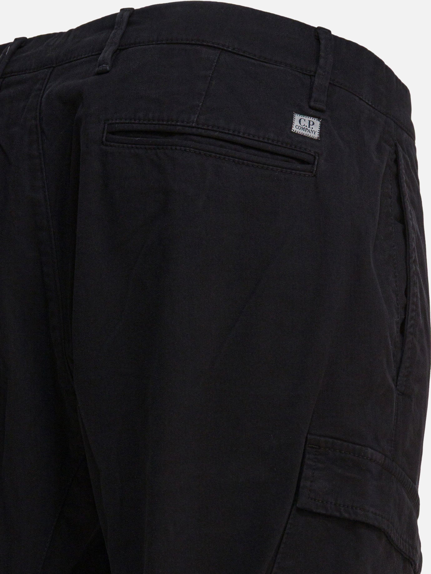 Cargo & parachute trousers Logo  Black - C.P. Company Men | PDP | VIETTI Online Store | Zoom-Modal_4

