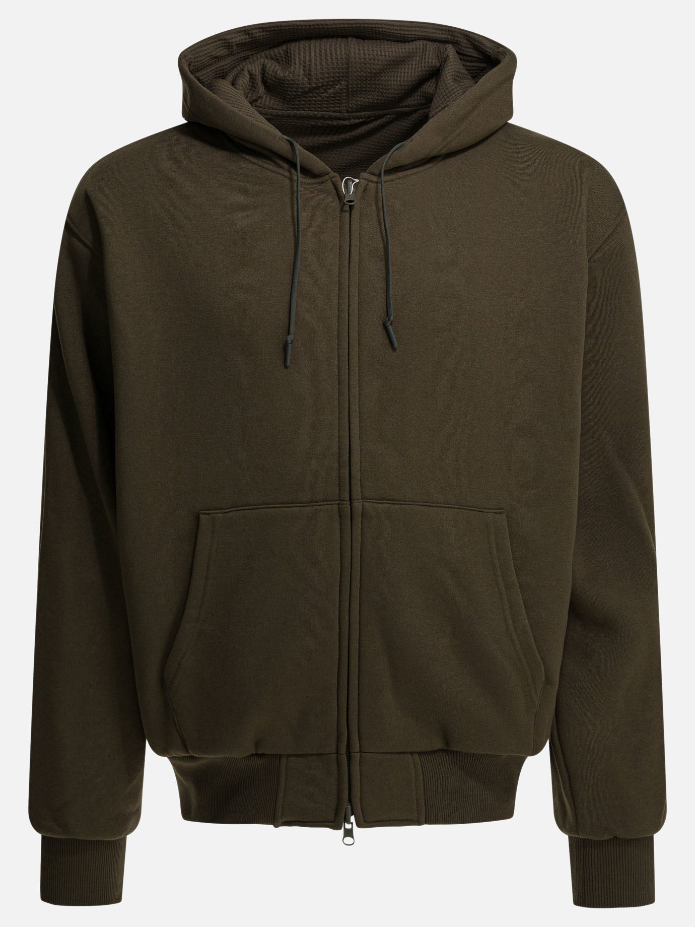 Full zip sweatshirts Solid colour  Brown - Daiwa Pier 39 Men | PDP | VIETTI Online Store | thumbnail