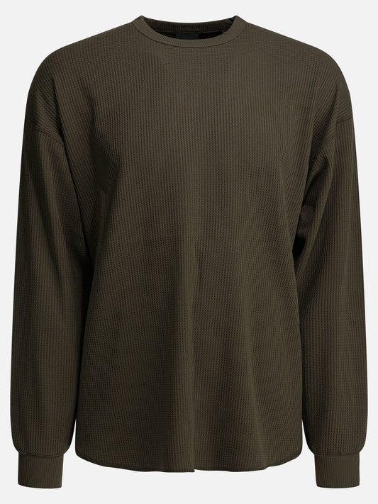 Crewneck t-shirts Solid colour  Brown - Daiwa Pier 39 Men | PLP | VIETTI Online Store 
