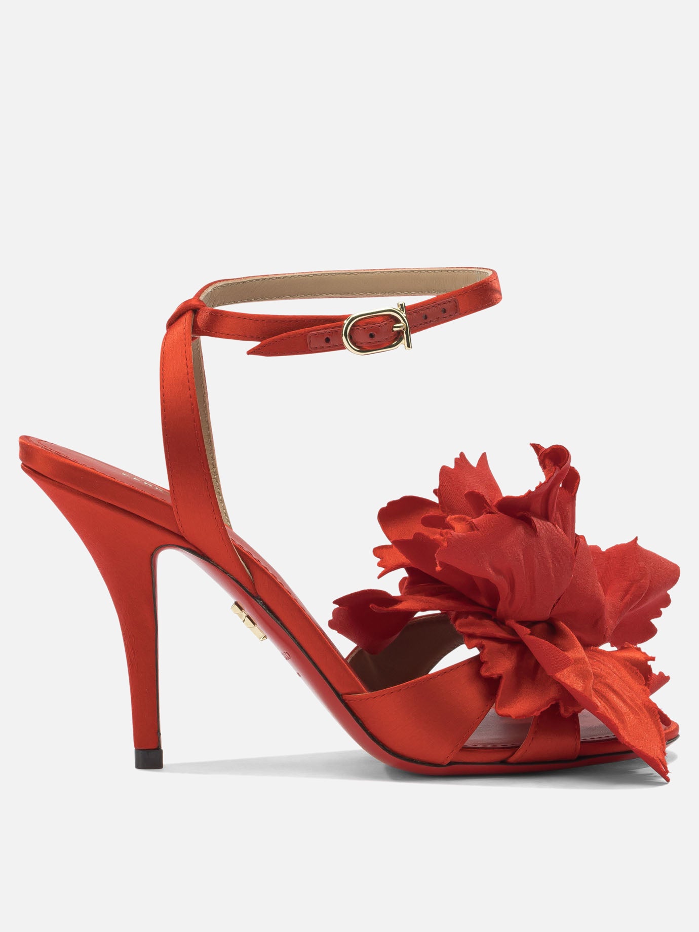 Heeled sandals 0787597  Red - Ferragamo Women | PDP | VIETTI Online Store | Zoom-Modal
