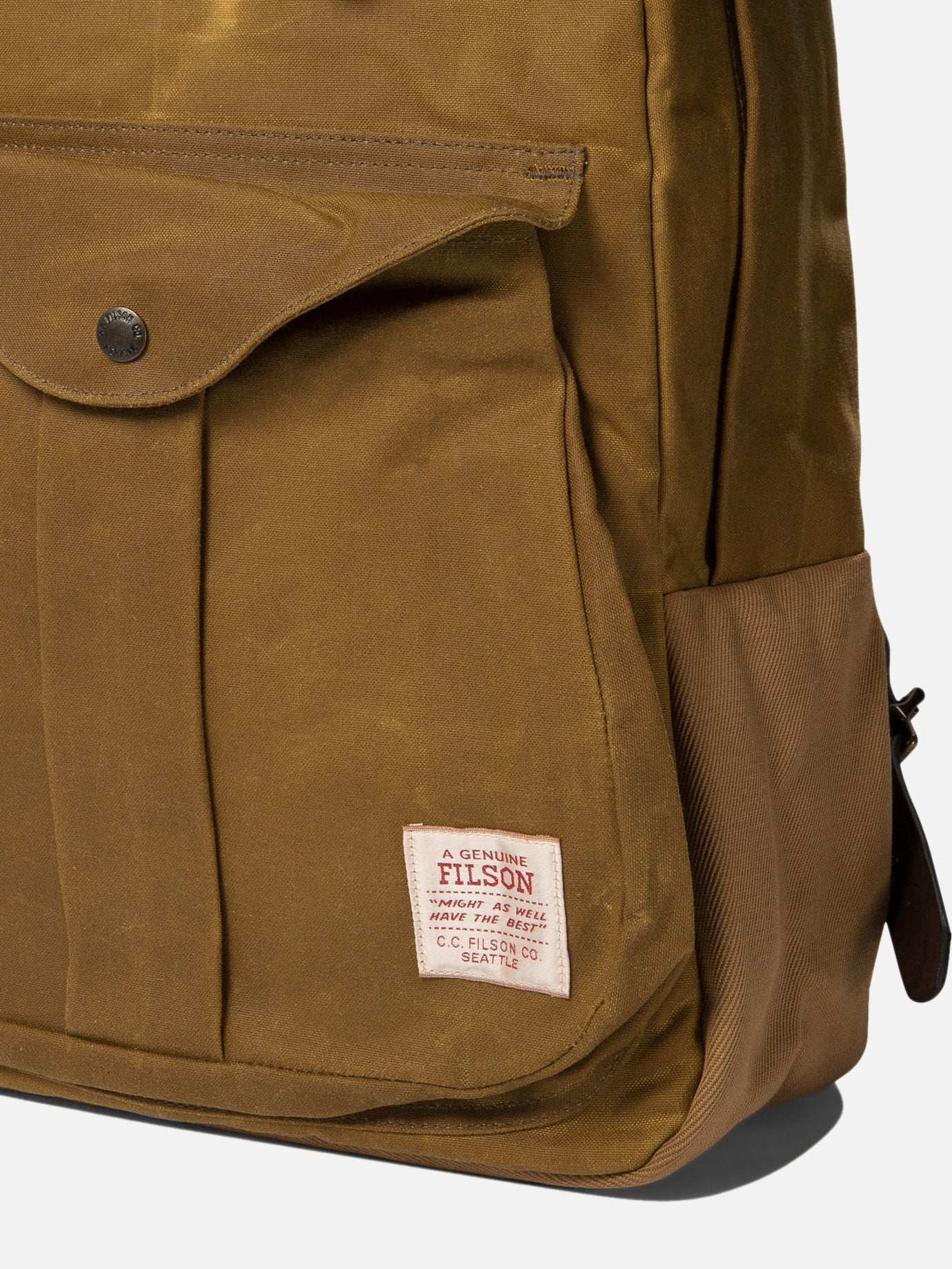 Casual backpacks 100% cotton  Brown - Filson Men | PDP | VIETTI Online Store | thumbnail_4