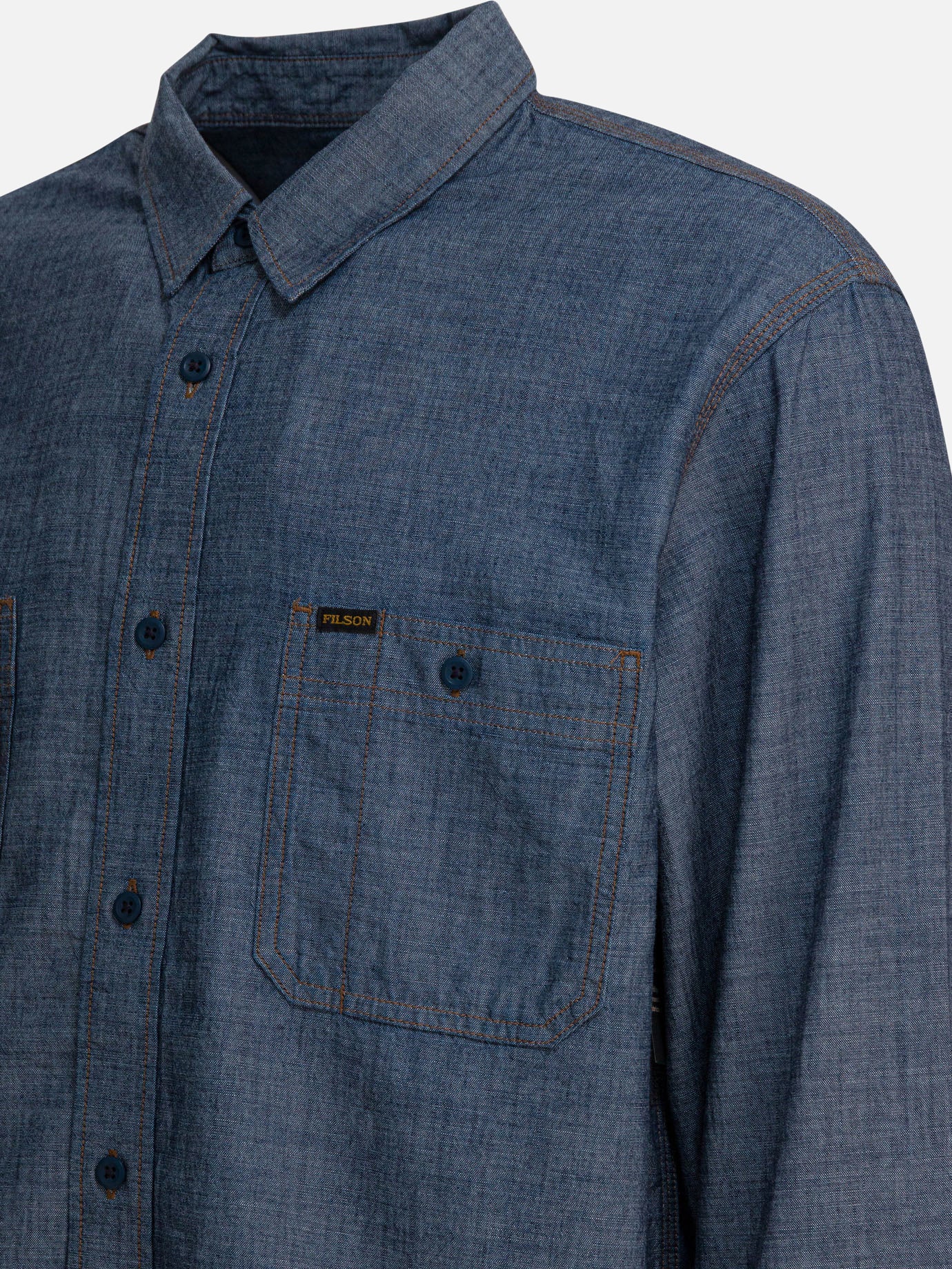 Camicie casual Denim  Blu - Filson Uomo | PDP | VIETTI Online Store | thumbnail_4