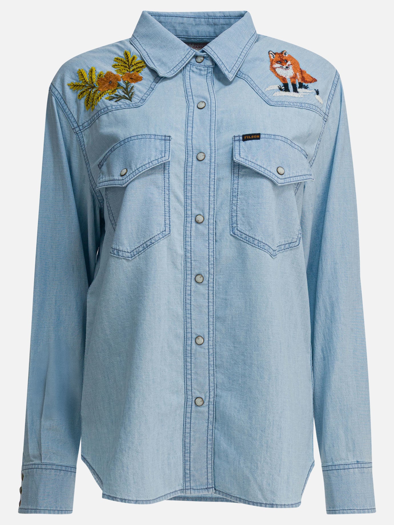Casual shirts Solid colour  Light blue - Filson Women | PDP | VIETTI Online Store | Zoom-Modal
