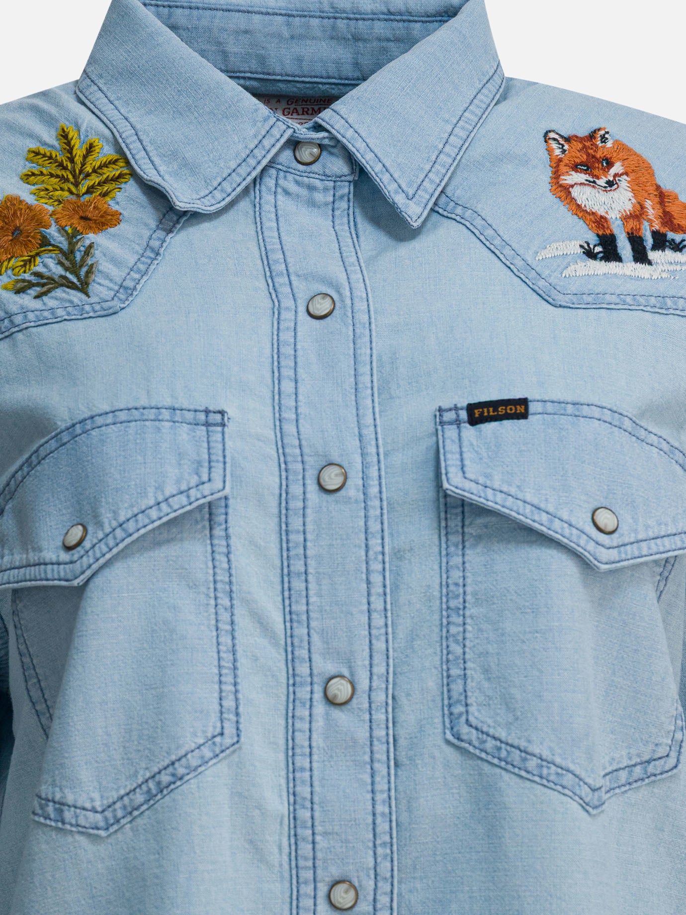 Casual shirts Solid colour  Light blue - Filson Women | PDP | VIETTI Online Store | Zoom-Modal_3
