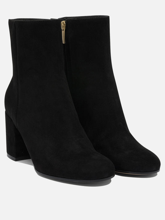 Zipped boots 100% suede - 100% leather  Black - Gianvito Rossi Women | PLP | VIETTI Online Store | 2

