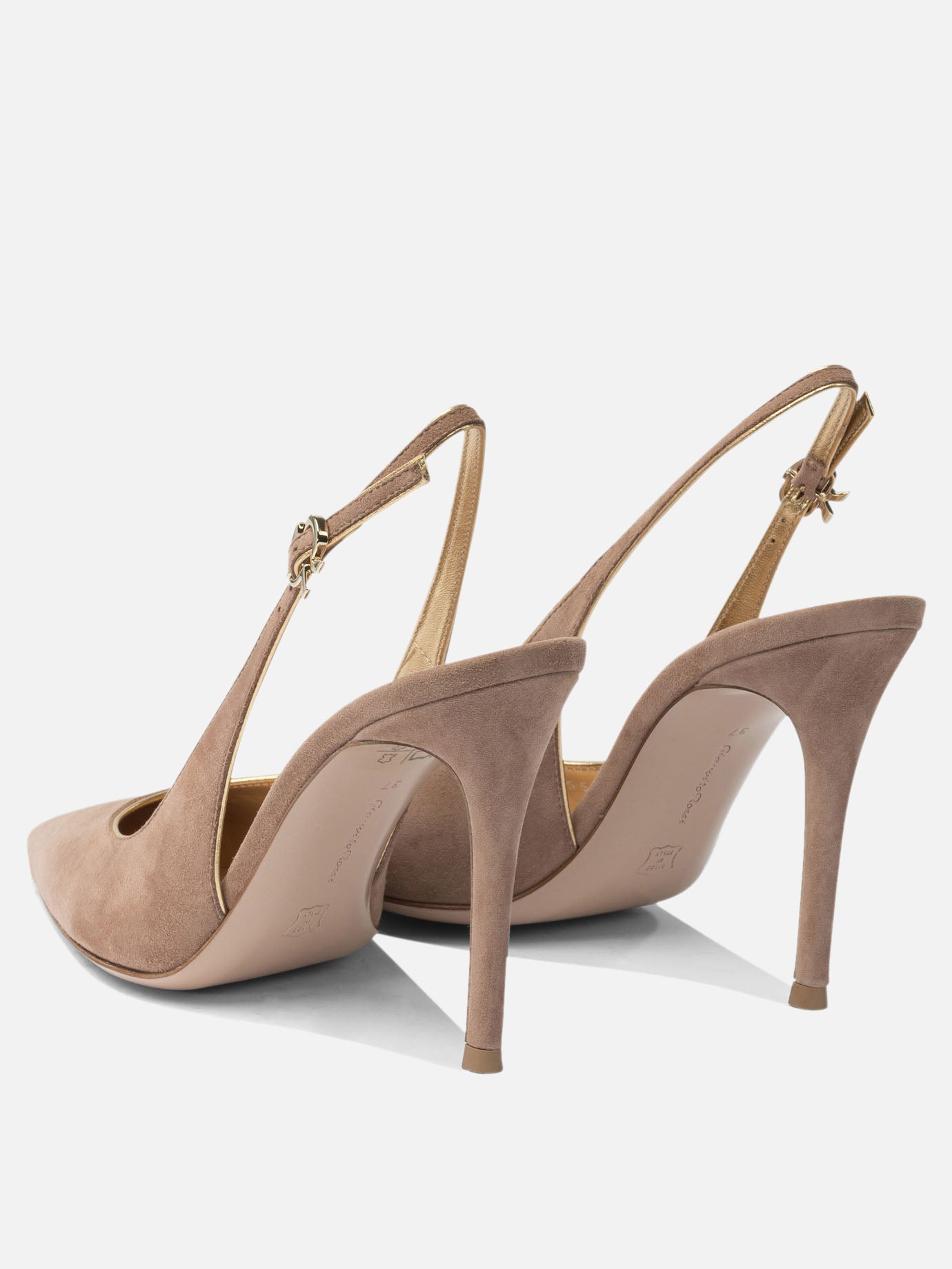 Slingback 100% suede - 100% leather  Rosa - Gianvito Rossi Donna | PDP | VIETTI Online Store | Zoom-Modal_4
