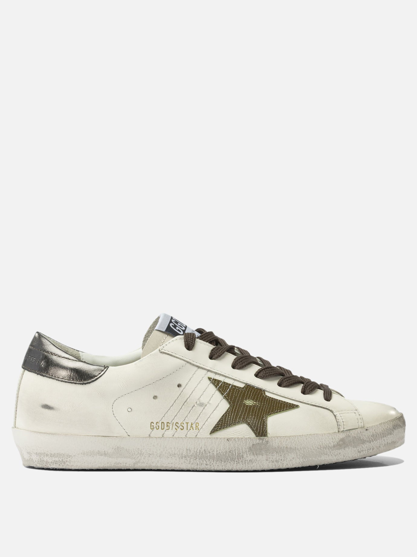 Sneaker basse 100% leather - 100% rubber  Bianco - Golden Goose Uomo | PDP | VIETTI Online Store | Zoom-Modal
