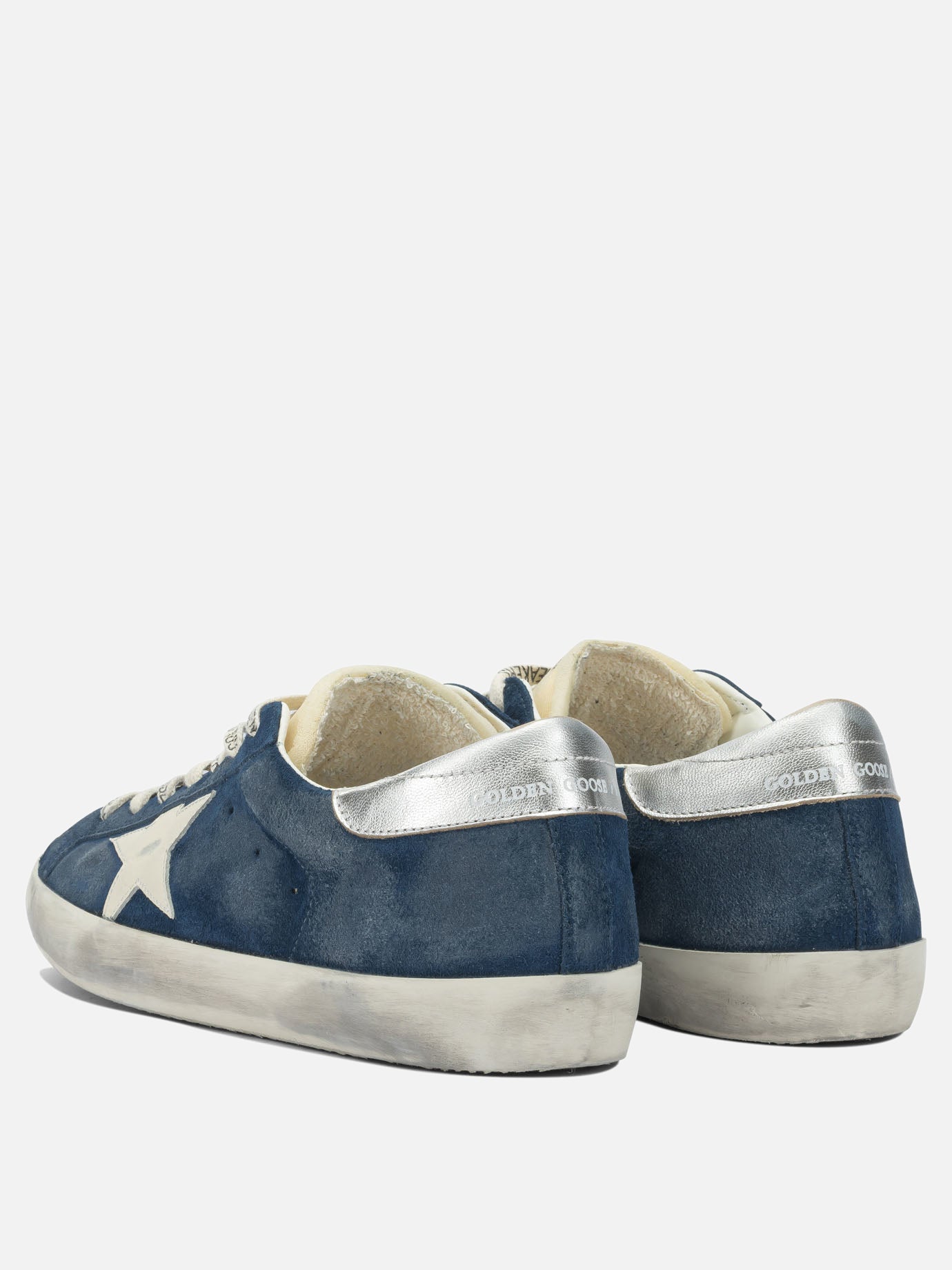 Low top sneakers 79% cow leather 17% polyurethane 4% goat leather - 100% rubber  Blue - Golden Goose Men | PDP | VIETTI Online Store | Zoom-Modal_4
