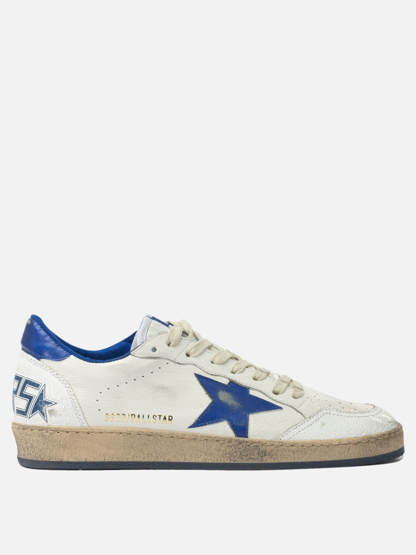 Sneaker basse 66% goat leather 19% cow leather 8% polyamide 7% ovine leather - 100% rubber  Blu - Golden Goose Uomo | PDP | VIETTI Online Store | thumbnail