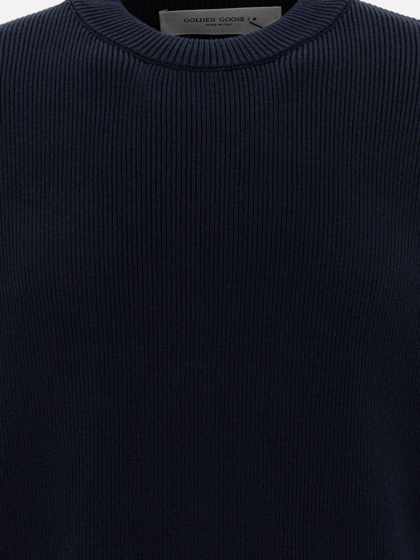 Crewneck sweaters Logo  Blue - Golden Goose Men | PDP | VIETTI Online Store | Zoom-Modal_3
