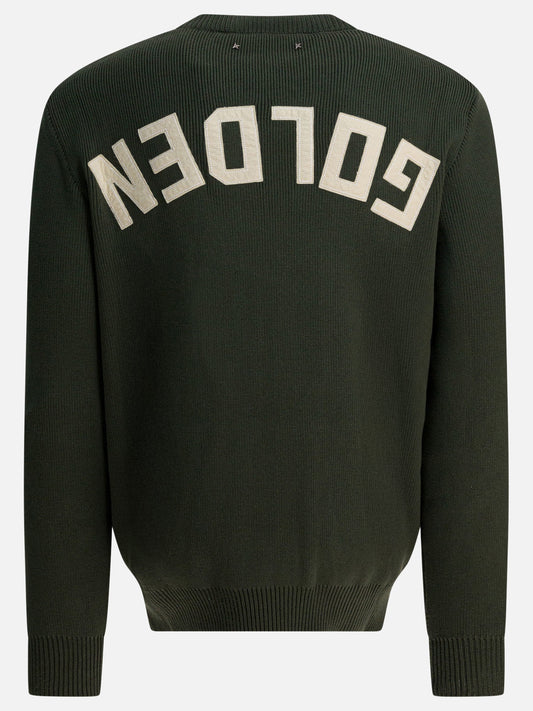 Maglioni girocollo Logo  Verde - Golden Goose Uomo | PDP | VIETTI Online Store | 2
