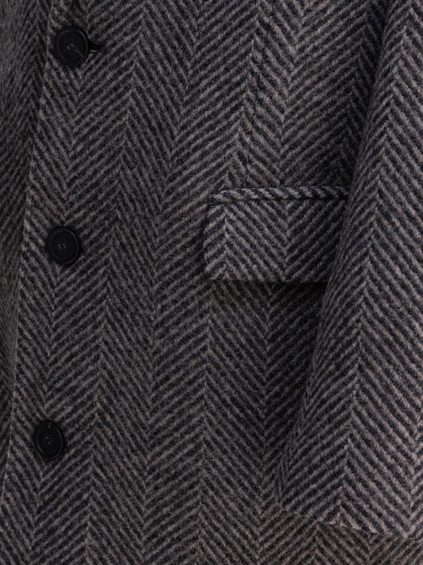 Cappotti lunghi Herringbone  Grigio - Golden Goose Uomo | PDP | VIETTI Online Store | Zoom-Modal_4
