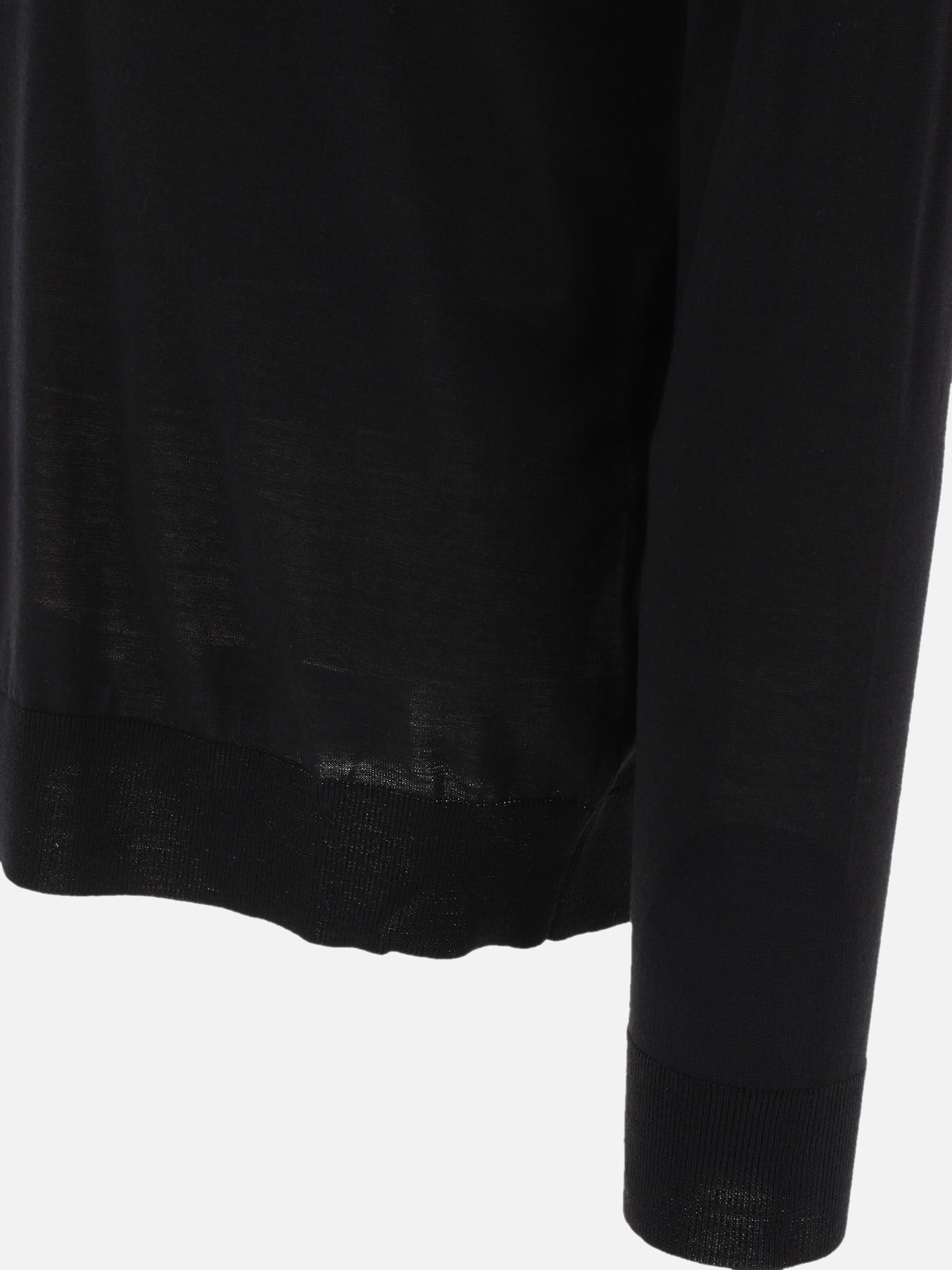 Polo con bottoni Solid colour  Nero - Golden Goose Uomo | PDP | VIETTI Online Store | thumbnail_4