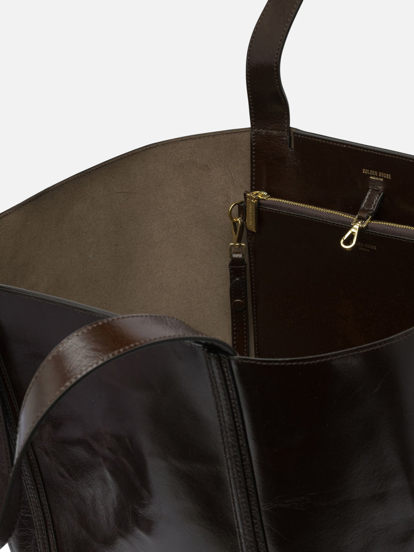 Borse medie 100% cow leather  Marrone - Golden Goose Donna | PDP | VIETTI Online Store | thumbnail_5