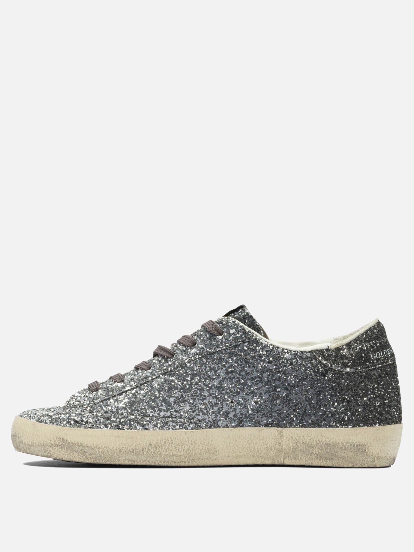 Sneaker basse 63% polyethylene 26% cotton 11% cow leather - 100% rubber  Argento - Golden Goose Donna | PDP | VIETTI Online Store | Zoom-Modal_3
