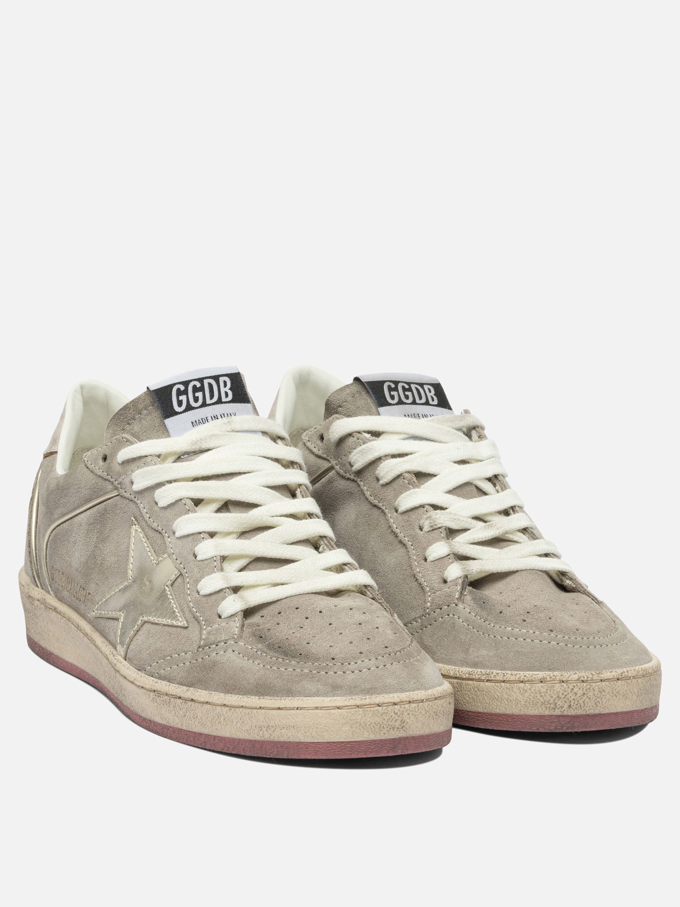 Sneaker basse 95% cow leather 5% goat leather - 100% rubber  Grigio - Golden Goose Donna | PDP | VIETTI Online Store | Zoom-Modal_2
